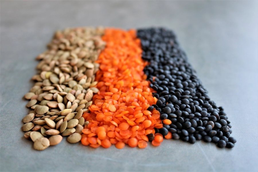 Assorted Indian pulses and lentils